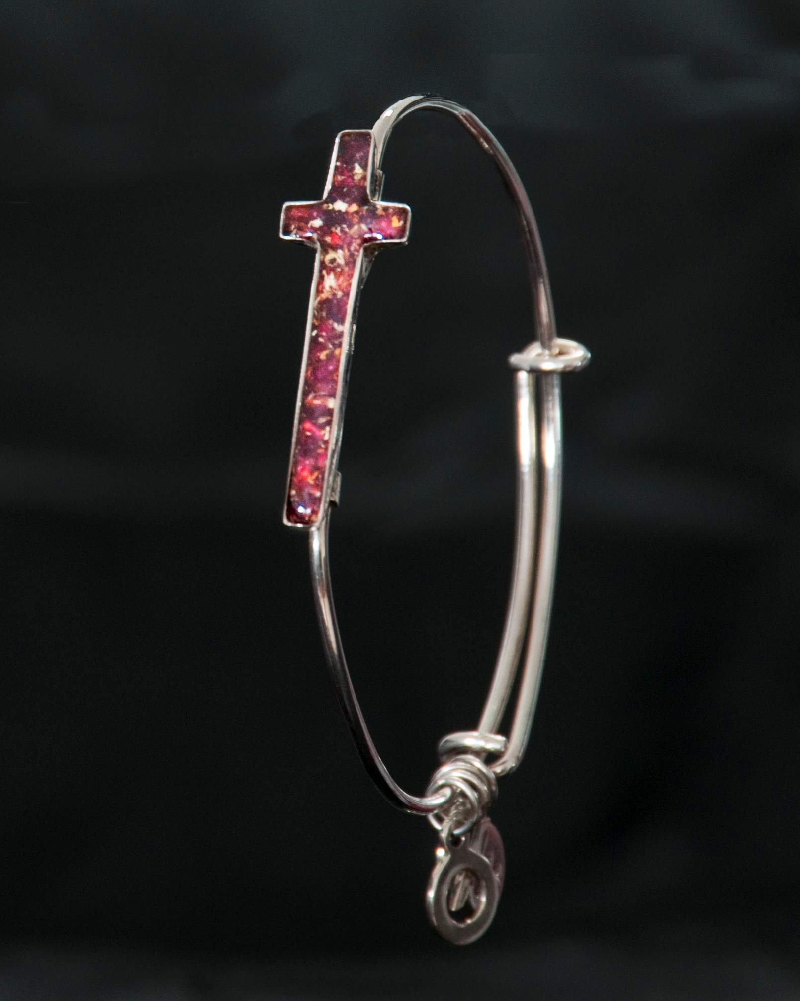 "Serenity Cross" Expandable Bracelet - Image 2